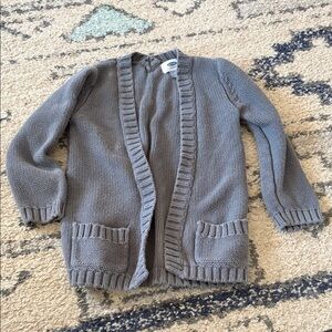 Gray Knit Cardigan size 5T
